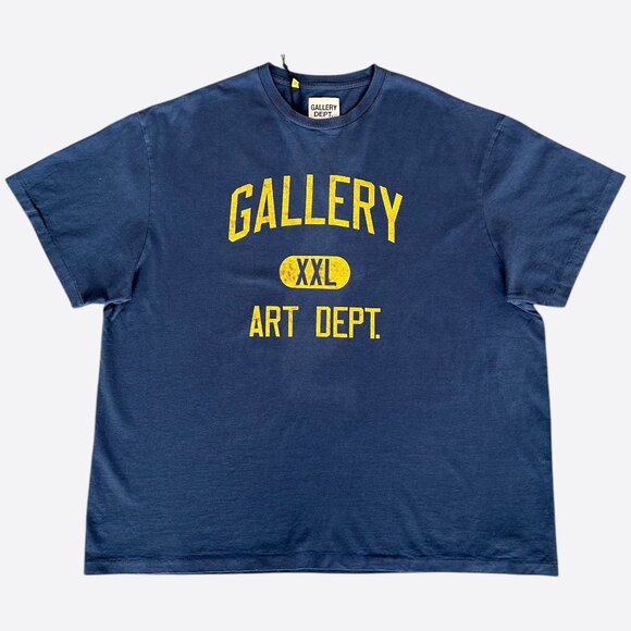 Gallery Dept Navy & Yellow Art Dept T-Shirt - Picture 1 of 5